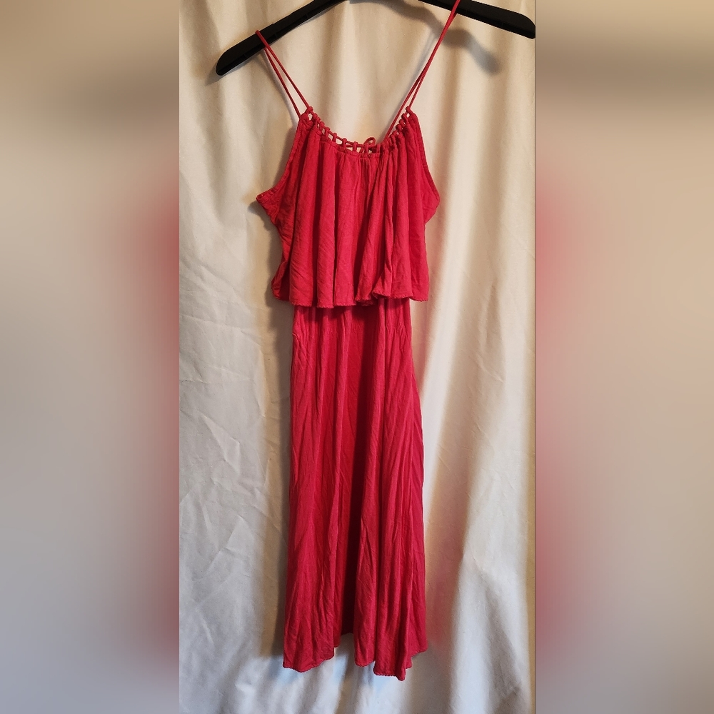 American Eagle red sundress